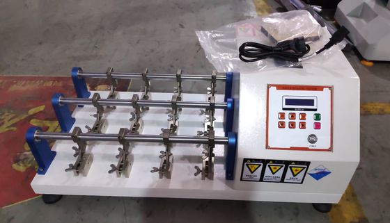 12 Groups Fixture Footwear Testing Equipment LED Leather Flexing Tester