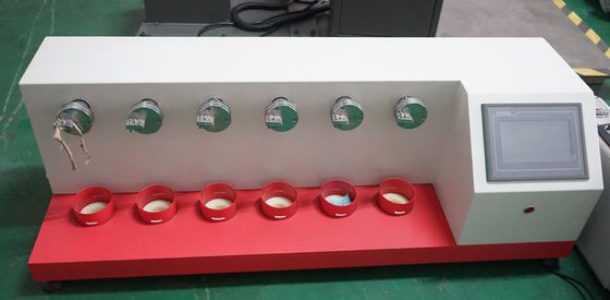 Good price QB/T 1472 Footwear Testing Equipment With 6 Stations Intersole Fibreboard Zigzag Tester online
