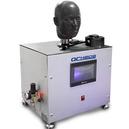 AC220V 2L/Min Mask Testing Equipment For Textiles Air Tightness Tester