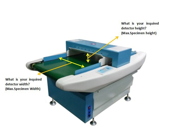 90W AC110V Needle Detector Machine Textile Testing Equipment Anti-Jamming